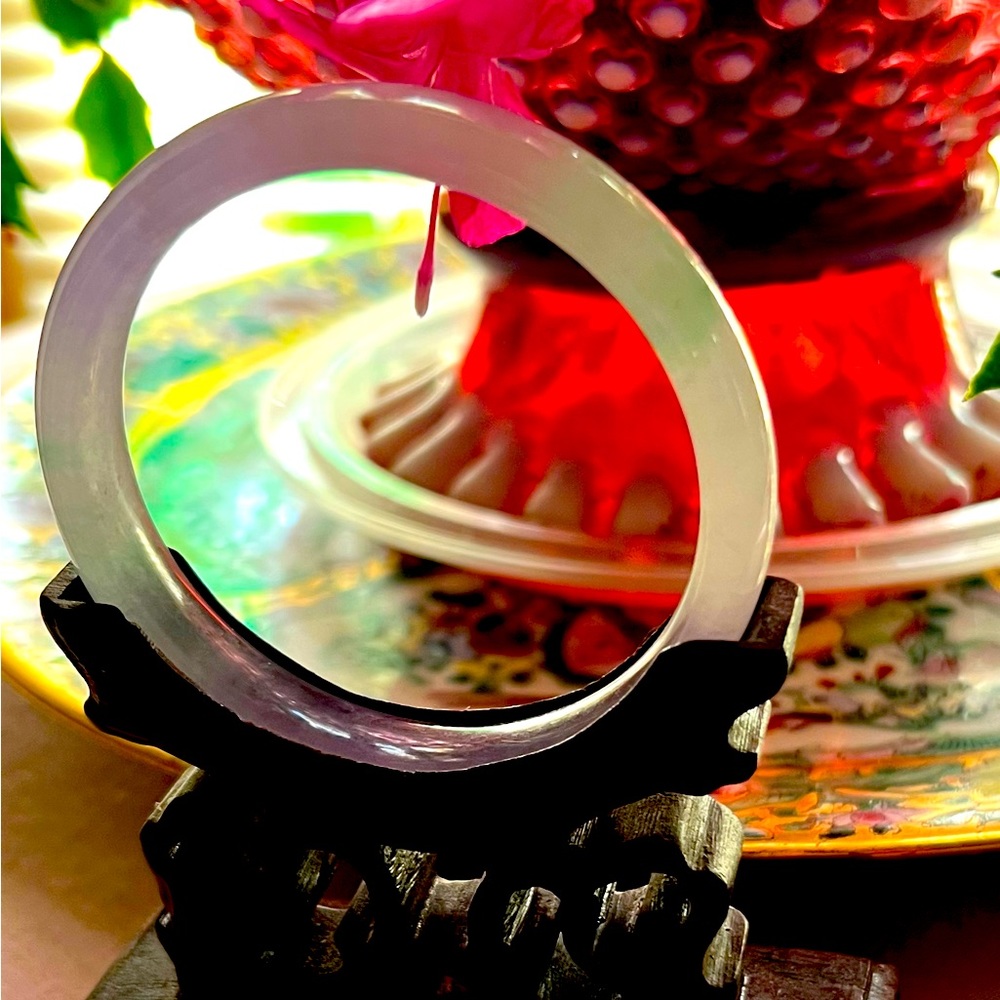 Icy Jade Bangle